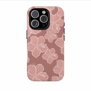 iPhone 12 Case- Pink Hibiscus